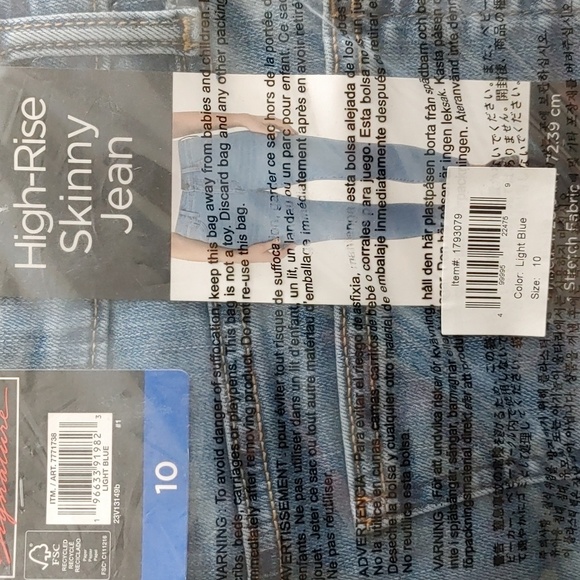 NWT Kirkland Signature Women's High Rise Skinny Jean - Picture 6 of 10